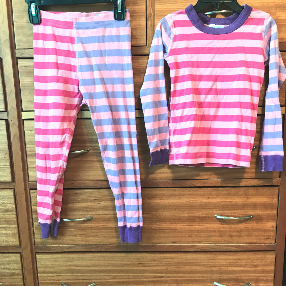 Hanna Andersson 110 5 Striped Pajamas